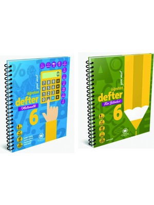 Çanta Yayınları Çanya Yayınları 6. Sınıf Öğreten Defter Matematik + Fen Bilimleri