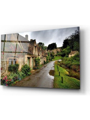 Miray Life Taş Evler Cam Tablo