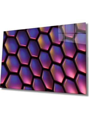 Miray Life Geometrik Mimari Cam Tablo