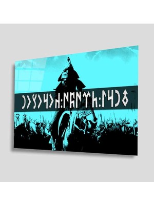 Miray Life Türklük Cam Tablo