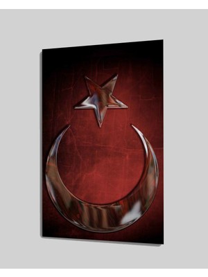 Miray Life Türk Bayrağı Cam Tablo