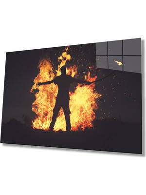 Miray Life Ateş ve Adam Cam Tablo