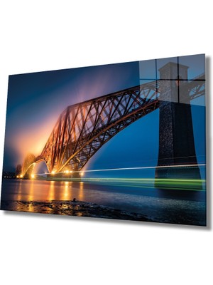Miray Life Şehir Köprü Manzaralı Cam Tablo Bridge City View