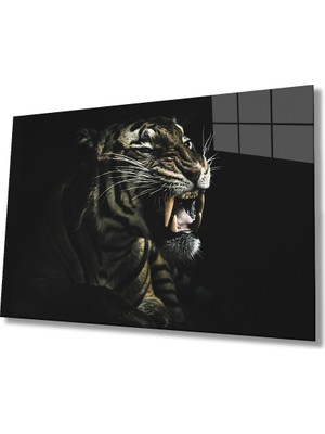 Miray Life Kaplan Hayvan  Cam Tablo