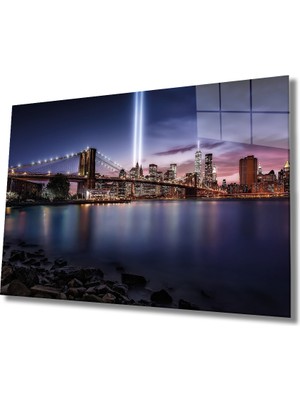 Miray Life Şehir Manzaralı Cam Tablo Urban Area View