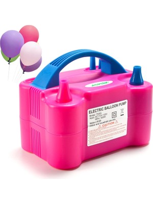 Elektrikli Balon Pompası Çift Uçlu Çift Çıkışlı Balon Makinası