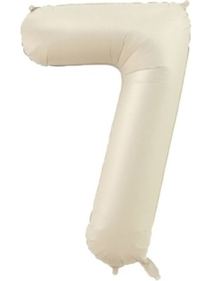 7 Rakam Krem Folyo Balon 80 cm