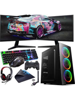 Rogame I5 10400F 16GB 240SSD 1tb HDD 8gb RTX3050 Çift 24" Monitörlü (Gaming Set)