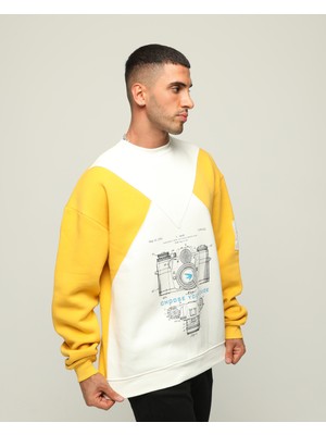 Owut Collection Erkek Oversize Baskılı Sweatshirt