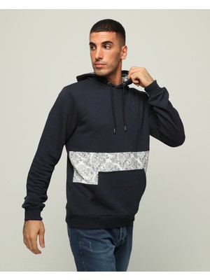 Owut Collection Erkek Regular Fit Uzun Kollu Bisiklet Yaka Baskılı Pamuklu Sweatshirt