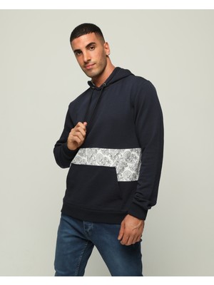 Owut Collection Erkek Regular Fit Uzun Kollu Bisiklet Yaka Baskılı Pamuklu Sweatshirt