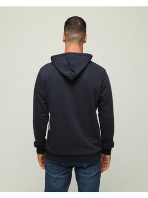 Owut Collection Erkek Regular Fit Uzun Kollu Bisiklet Yaka Baskılı Pamuklu Sweatshirt