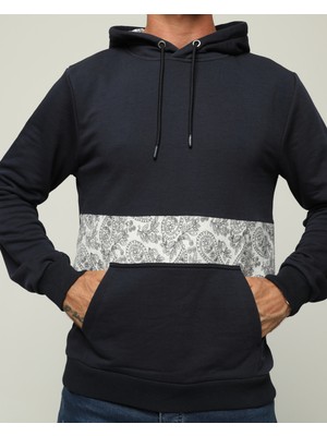 Owut Collection Erkek Regular Fit Uzun Kollu Bisiklet Yaka Baskılı Pamuklu Sweatshirt