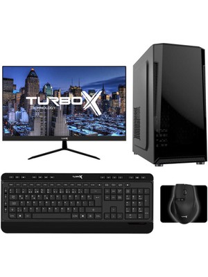 Turbox TX4342 I5 12400 16GB Ddr4 512GB Nvme SSD 21.5 Inç Monitör Masaüstü Ev Ofis Bilgisayarı