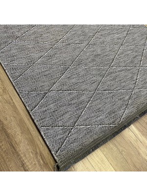 Gri Desensiz Kilim - Modern Tasarım Kilim Modelleri - Luxess Halı Galata 1061