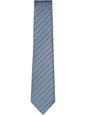 1001 Kravat Çizgili Klasik Kravat