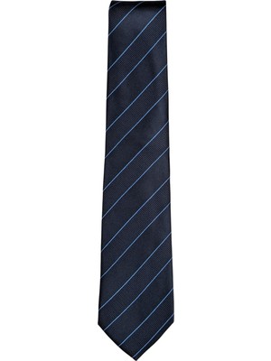 1001 Kravat Ince Çizgili Kravat