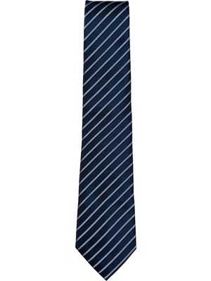 1001 Kravat Çizgili Klasik Kravat