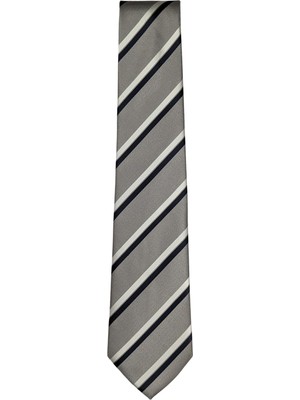 1001 Kravat Çizgili Şık Kravat