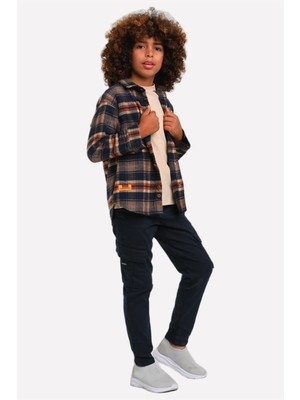 Jacklions Erkek Çocuk 4-14 Yaş Cep Detaylı Ultra Esnek Pantolon 23014 Lacivert