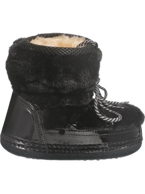 Sanbe 132 U 8901 31-35 Kız Çocuk Kar Botu Siyah