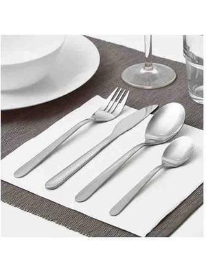 IKEA Mopsig Paslanmaz Çelik 4 Kişilik Çatal Bıçak Takımı