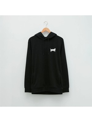 Tabby Design Minik Kedi Özel Tasarım Baskılı Hoodie