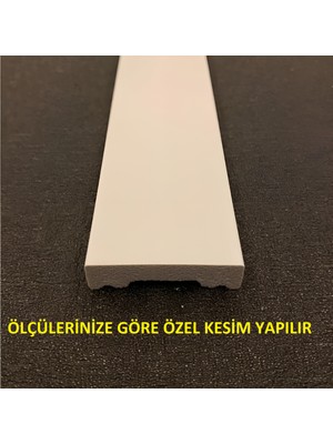 Pasha Dekor Boyanabilir 4 cm Düz Sert Poliüretan Duvar Çıtası 4 cm x 240 cm