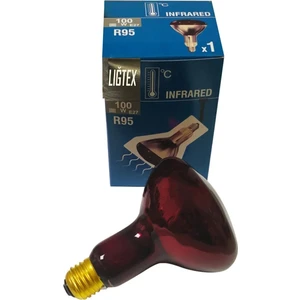 Liğhtex 100W E27 Infarred Ampul Kırmızı Işık