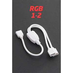 Rgb LED Çoğaltma ve Uzatma Kablosu 1 Giriş 2 Çıkış
