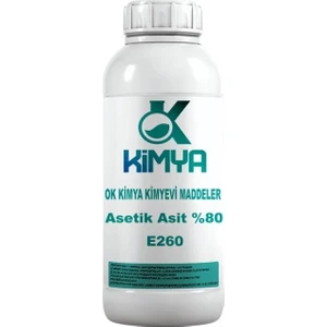 Ok Kimya Asetik Asit E260 %80 Sirke Ruhu 1kg