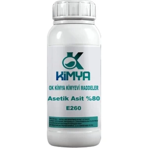 Ok Kimya Asetik Asit E260 %80 Sirke Ruhu 500GR