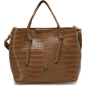 Krk Bolmelı El 3pr Camel Kadın El Çantası