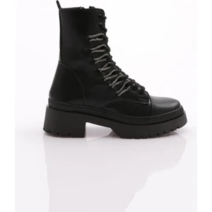 K9075 Kadin Bağcikli Silver Taş Bağcikli Bot