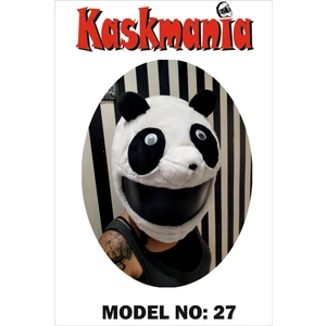 Peluş Kask Kılıfı Panda
