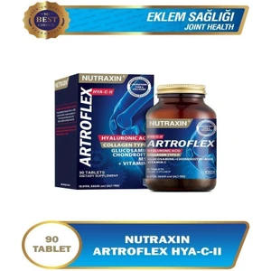 Artroflex Hya-C-Iı 90 Tablet Hyalüronik Asit, Kolajen Tip Iı, Glukozamin, Kondriotin, Msm ve C Vitamini İçeren Takviye Edici Gıda