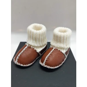 Bebek Deri İlk Adım Ayakkabısı Panduf Patik TG3001