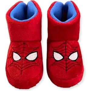 Spiderman Örümcek Adam Erkek Çocuk Anaokulu Kreş Ev Kaydırmaz Taban Kırmızı Panduf