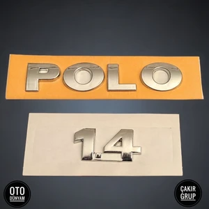 Çakır Grup Polo ve 1.4 Yazısı Yüksek Kalite 3m 3D Nikelaj Kaplama Krom Ithal