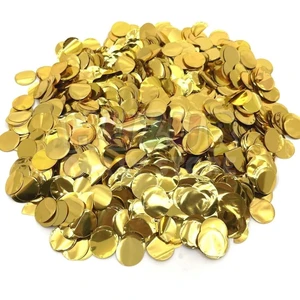 Tinky Winky 1 Paket Gold Balon Pulu Altın Balon Içi Pul Konfetisi 10 Gram Konfetili Şeffaf Balon Pulu