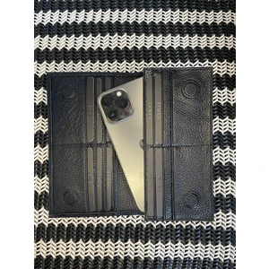 SANAT LEATHER SL-2161  Deri Telefon Bölmeli Unisex Cüzdan Sanat Leather