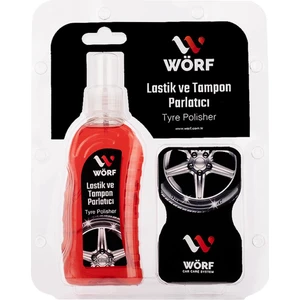 Wörf Lastik Tampon Parlatıcı 200 ml + Sünger  Set