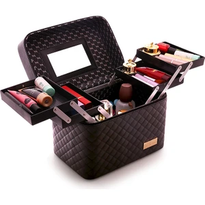 Taşınabilir Kozmetik Çantası Büyük Kapasiteli Seyahat Kozmetik Çantası (Yurt Dışından)