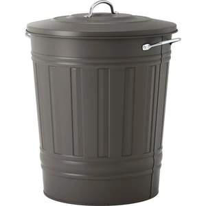 Çöp Kutusu, Gri, 40 Lt, Knodd