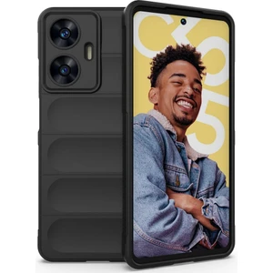 Realme C55 Kılıf Optimum Lens Çerçeveli Silikon Kapak