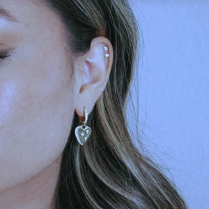 Tektaş Çelik Piercing  Tragus Helix Kıkırdak Conch Gümüş Renk 8 mm