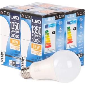 15W LED Ampul 3000K Günışığı E27 4'lü Eko Paket