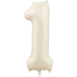 1 Rakam Krem Folyo Balon 80 cm