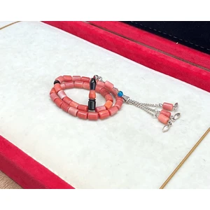 Kapsül Model Pembe Mercan Tesbih