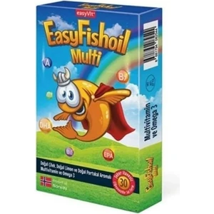 EasyFishoil Multi 30 Çiğnenebilir Jel Tablet